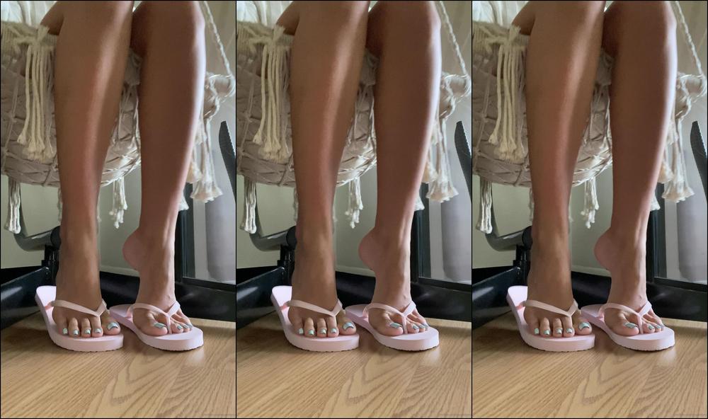 Alyagoddess My New Flip Flops