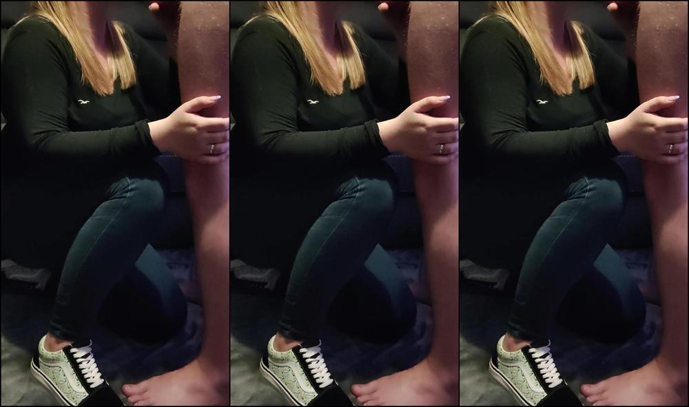 Kayties Feet Premium My Lips Get Covered In Sticky Cum In This