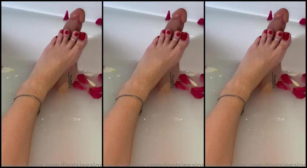 Footsiegalore Onlyfans Unseen Content From My Sexy Red Pedi I Love The Sounds In This Video Make Sure The Volume