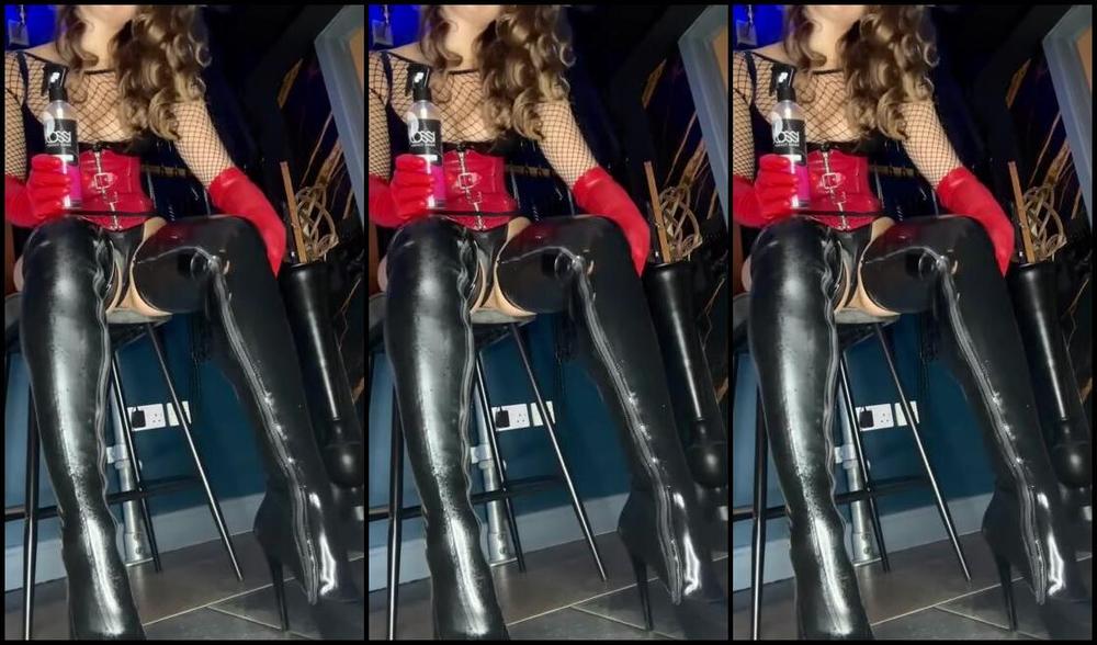 Gynarchygoddess Onlyfans 05 23 2024 Shining Up My Gorgeous Thigh High Latex Bootsp