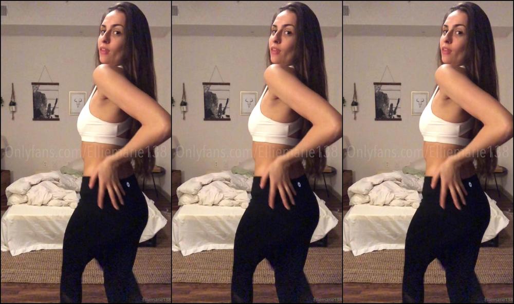 Elliemarie Casual Strip Tease Out Of My Gym Outfit