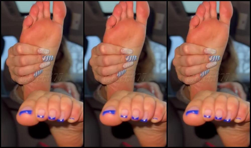 Greek Goddess Li Aka Greekli77 Onlyfans This Blue French Was So Pretty 2 D5J