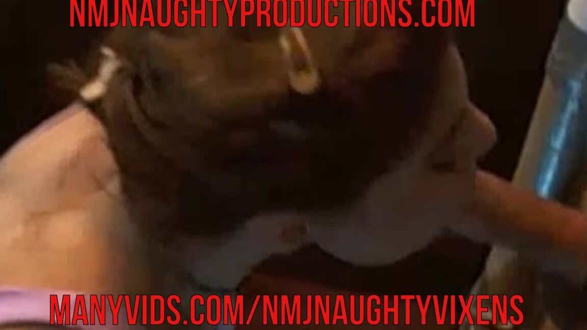 "nmjnaughtyvixens" adulttheater, blowjob, cuckolding, cuminmouth, gloryhole Latina Maid sucks white dick amp swallows manyvids
