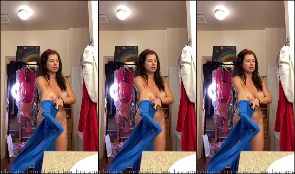 Heidi Lee Bocanegra Trying On New Clothes