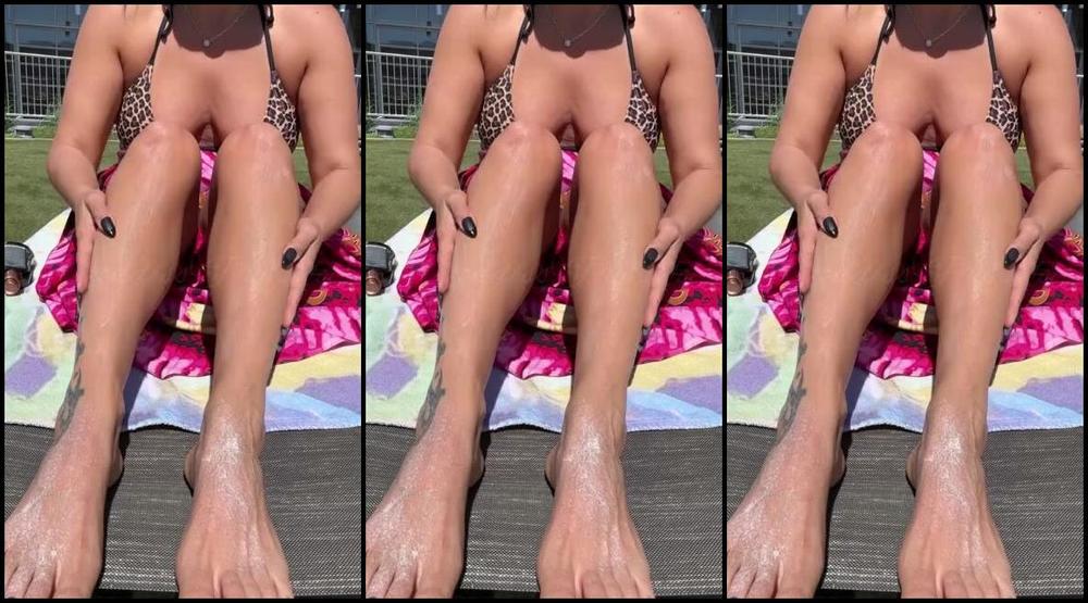 Goddess Pussyfoot Aka U186296307 Onlyfans It Was An Awesome Pool Day Yesterday All That Was Missing Was My Cabana Boy To Serve Me Drinks 6 Eu5