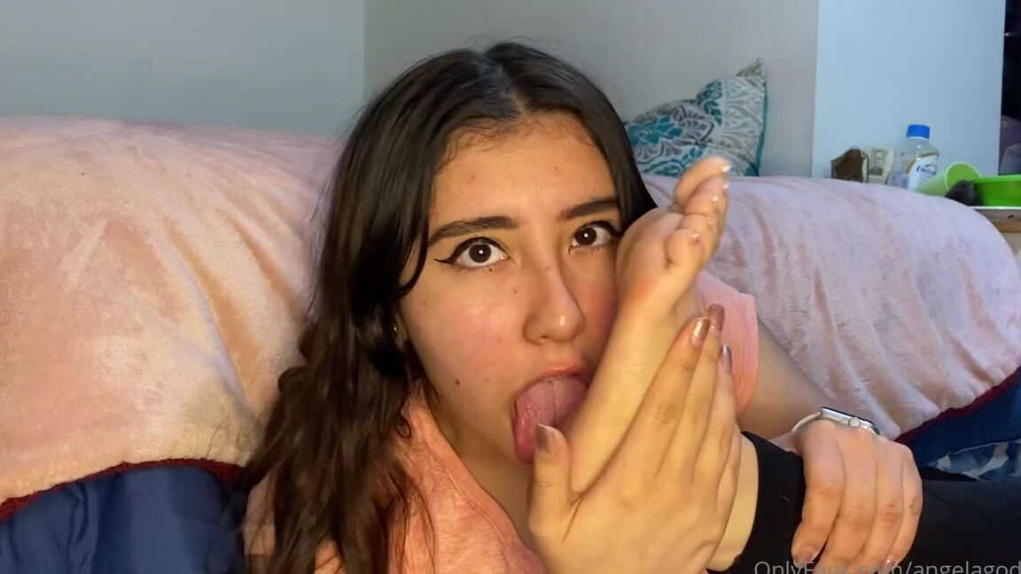 Goddess Angela Aka Goddessangelamx Onlyfans Video 10 Selfworship With Spit I Bet You Want To Suck My Toes
