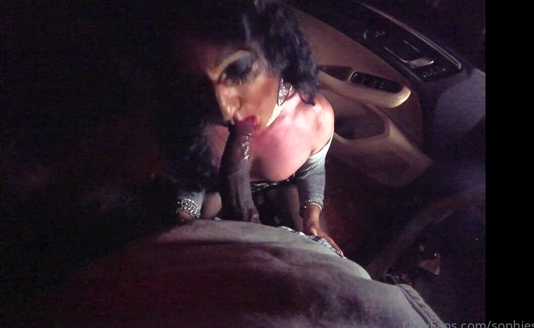 Sophiesoft Sophie Is Back Pleasing A Fan In A Parking Lot