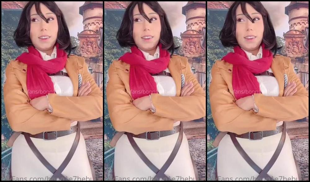 Ms Bonnie Aka Bonn1E7Hebunny Onlyfans Do You Think Mikasa Is Ready For Some Double Penetration Nothing Like A Good Stretching