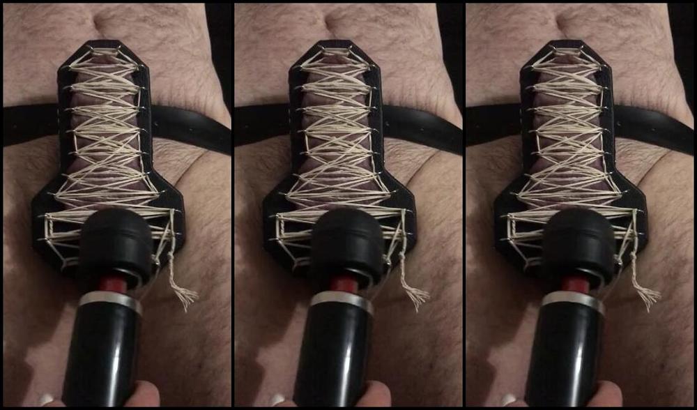 Ladydarkangeluk Onlyfans Teasing The Cock While Being Tightly Tied Down