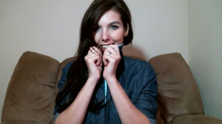 Stella Von Savage Stroke To My Shirt Collar Fetish Joi