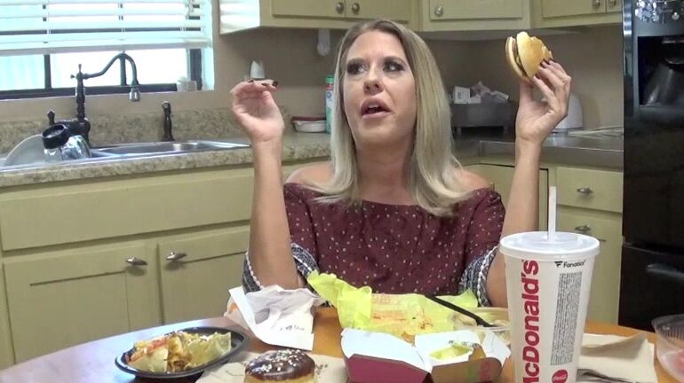 Eating, Facestuffing / Overeating, Feeder/Feedee, Mukbang, MILF grace evangeline mukbang monday 1 excessive eating ManyVids