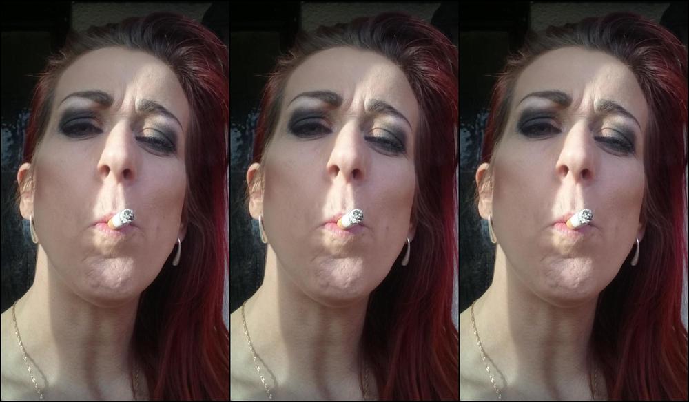 Curvycandice Outside Smoking