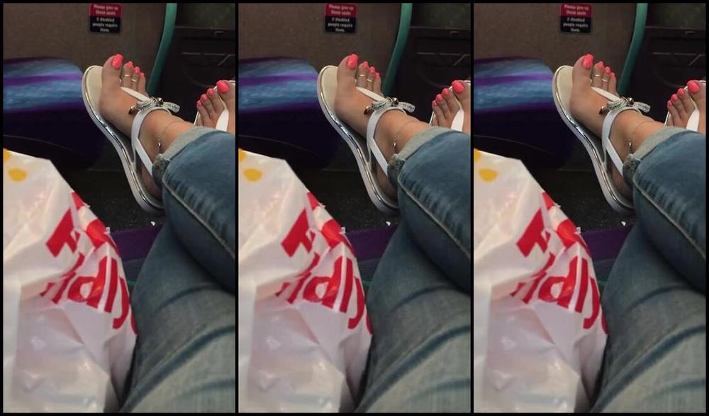 Footsiegalore Onlyfans Feet Up On The Bus After I Got Back To The Uk Imagine Sitting Behind Me And Seeing My Feet Dangling Aw