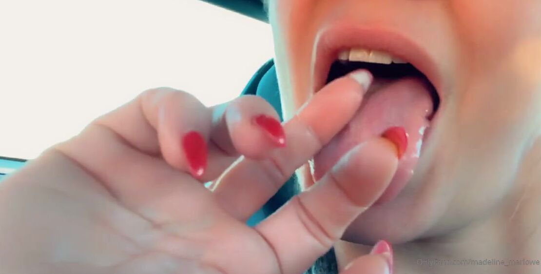 Maitresse Madeline Marlow Part Hand Feeding Him Pussy Cream In Chastity Of