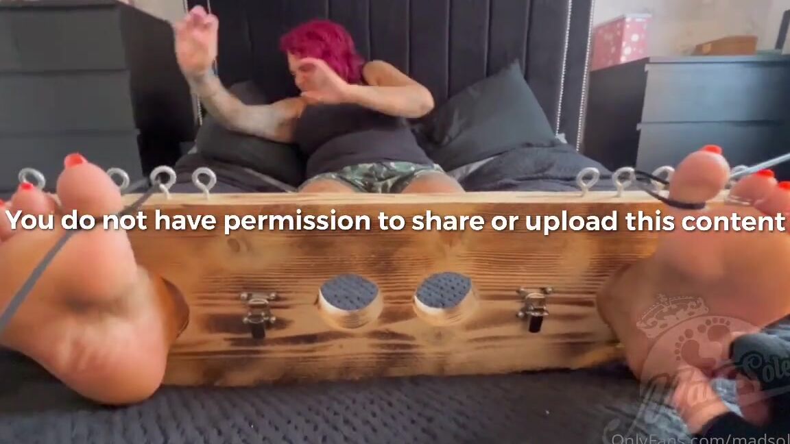 Msmaddy Aka Madsoles 1 Onlyfans Tickled In Stocks See It Here First First Time For Everything This Was So Much Fun