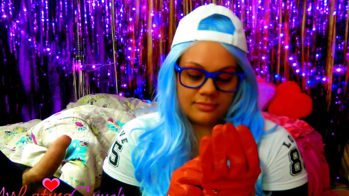 Handjobs, Leather, Glove Fetish, Cumshots, POV mylatinacrush mylatinacrush sideview handjob ManyVids