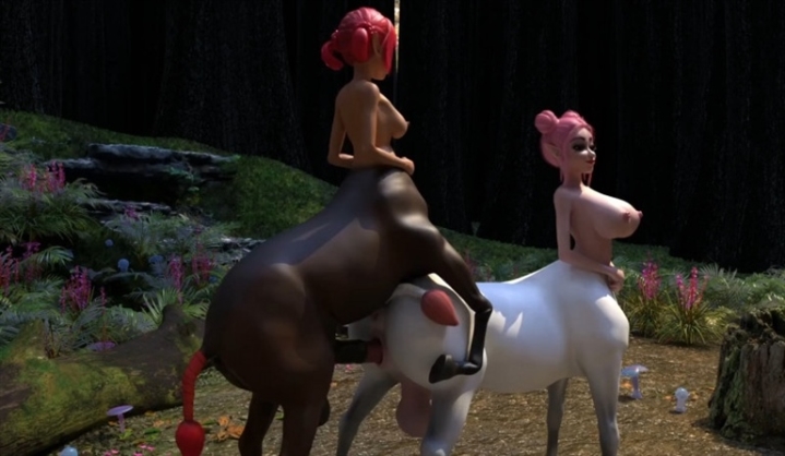 Huge Breasts, 3DCG, Hentai Video, 3D Video Centaur Things Mix