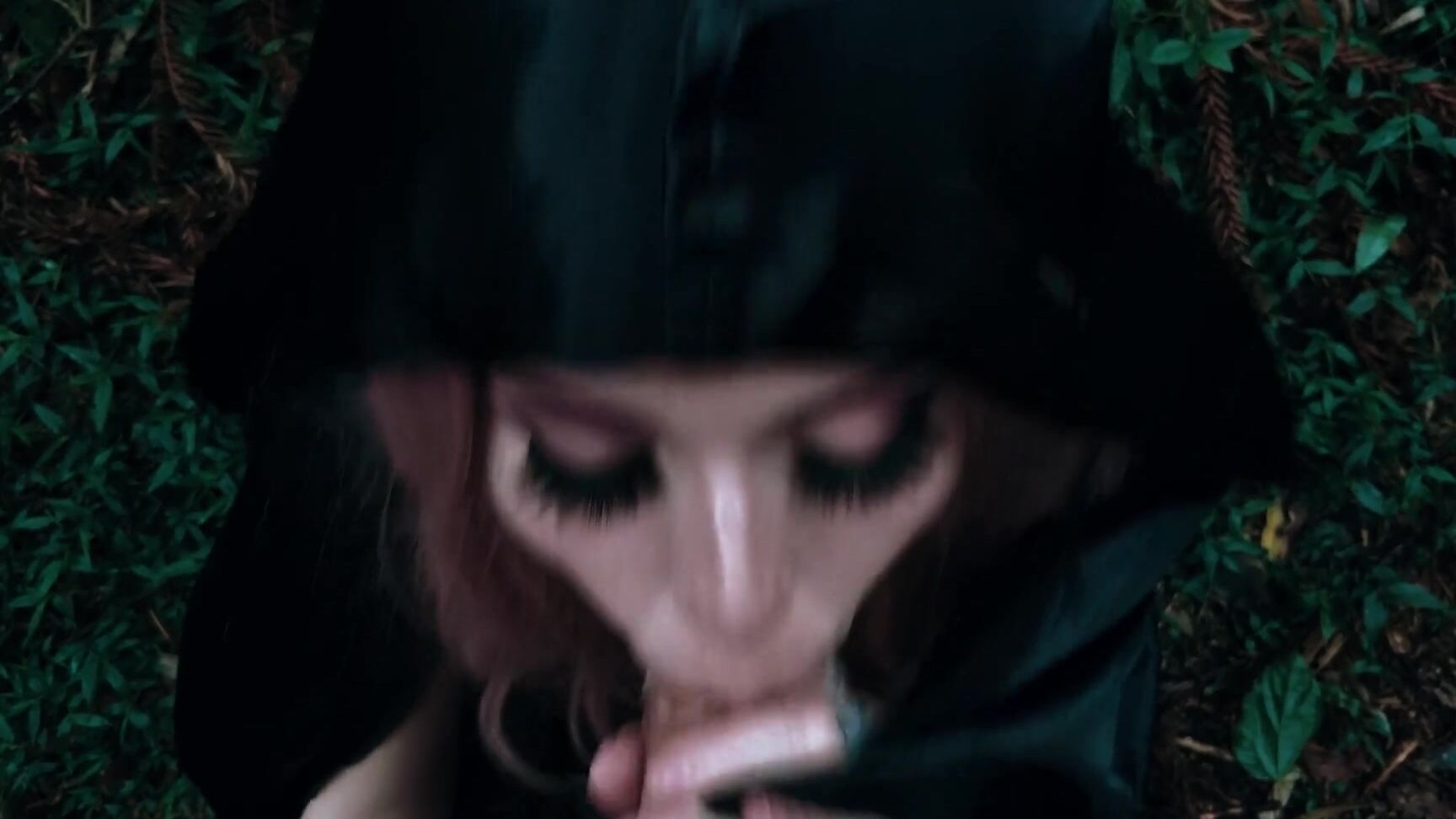 Maru Karv Wood Witch Blowjob for Halloween Witch Cosplay for Halloween Public Video PornHubPremium