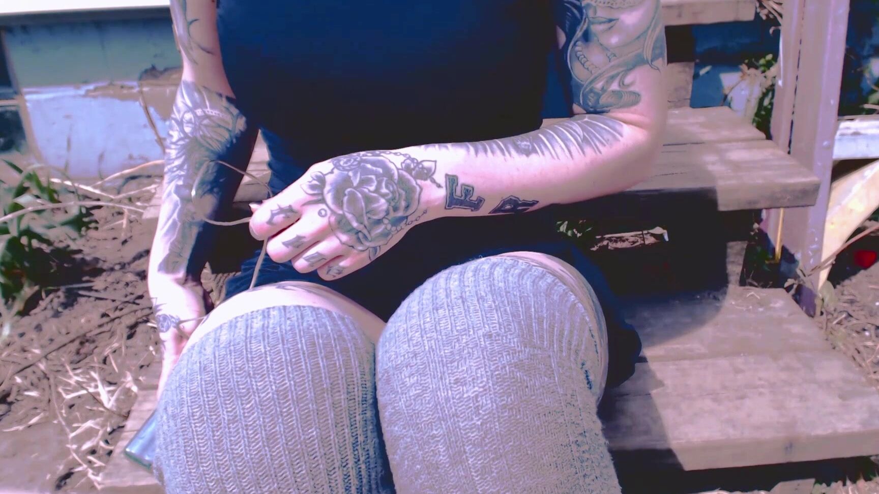 Outdoors, Close-Ups, Masturbation slutty spice close up back porch masturbation ManyVids