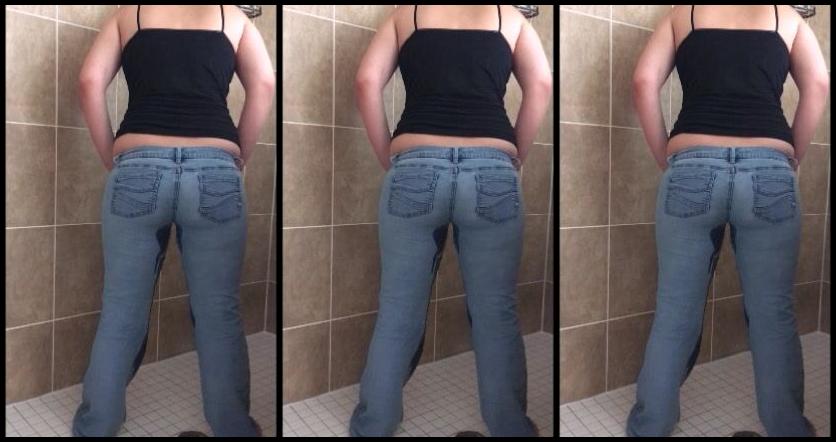 Avaeve Peeing My Blue Jeans
