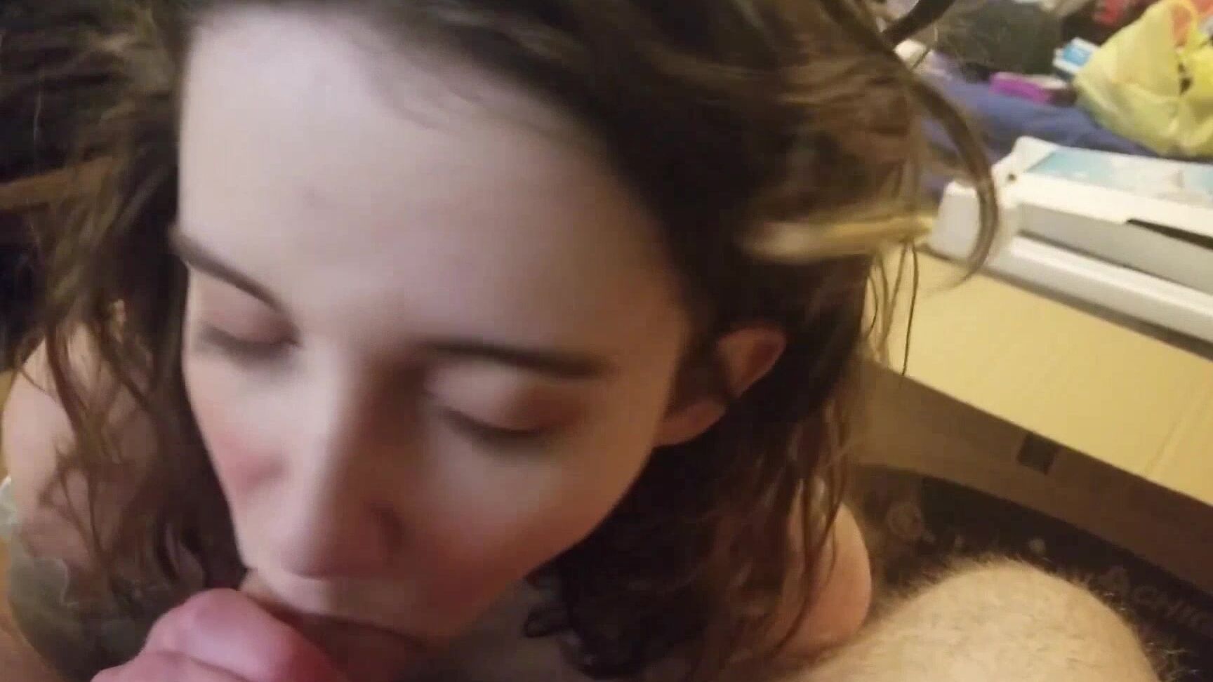 Blowjob, Cum Swallowers, Lace/Lingerie, Petite, POV sweetpetites lingerie suck amp swallow ManyVids