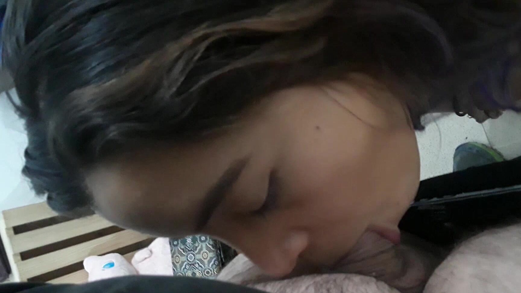 My Geeky Angel Lost Bet Now She Make Some Deepthroat