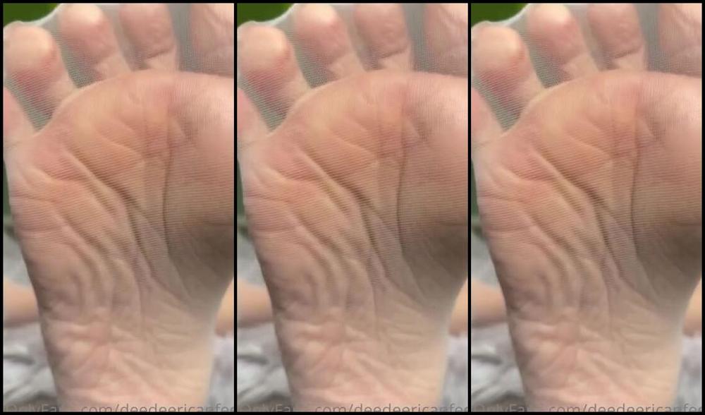 Deedeericanfeet Onlyfans As Requested In These Sexy White Nylons And White Toes