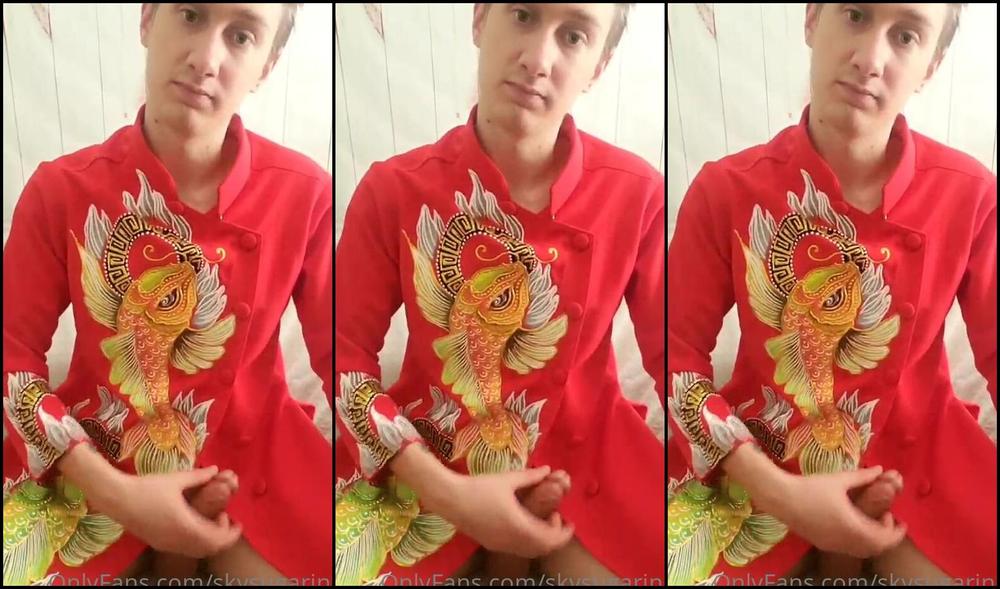 Skysugaring 2025419632 02 05 2021 Twink Travis Jacking Off Cum Cum Happy New Year Of The Ox Travissugaring