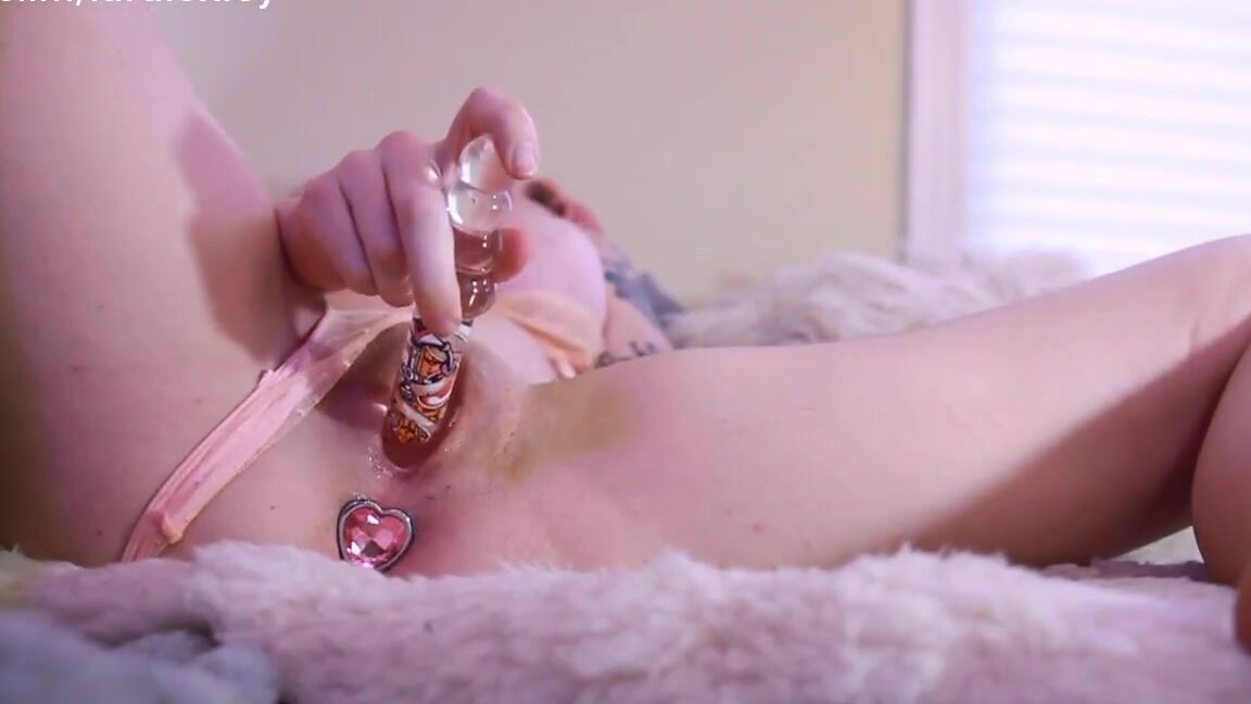 Cosplay, Glass Dildos, Butt Plug, Creamy, Swallowing / Drooling lara loxley super sonico glass play ManyVids