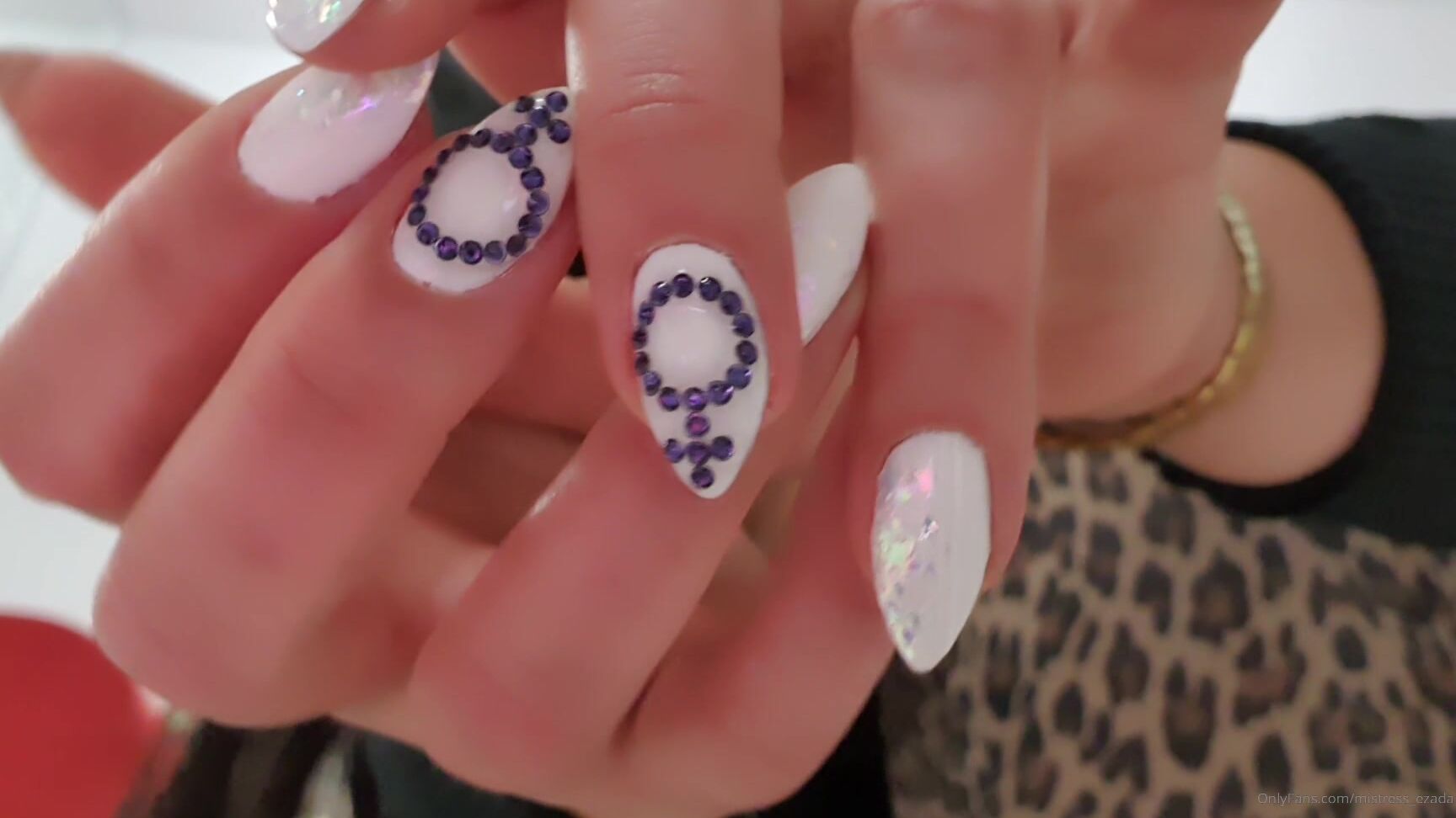 Ezada Adore My Freshly Manicured Finger Nails And My Perfect White Tie Nails