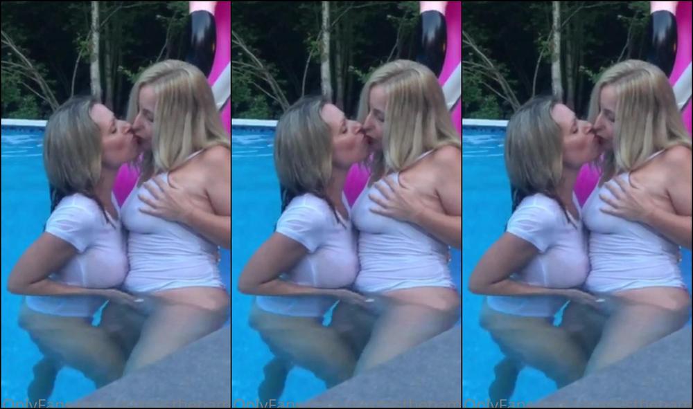 Miamisthename Cum Get Wet Wild In The Pool With Me And My Gf Naughtynevaeh