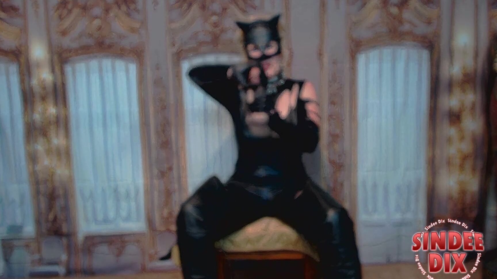 JOI, Superheroines, Latex, Boots, Blonde sindeedix cat womans jerk off instructions ManyVids