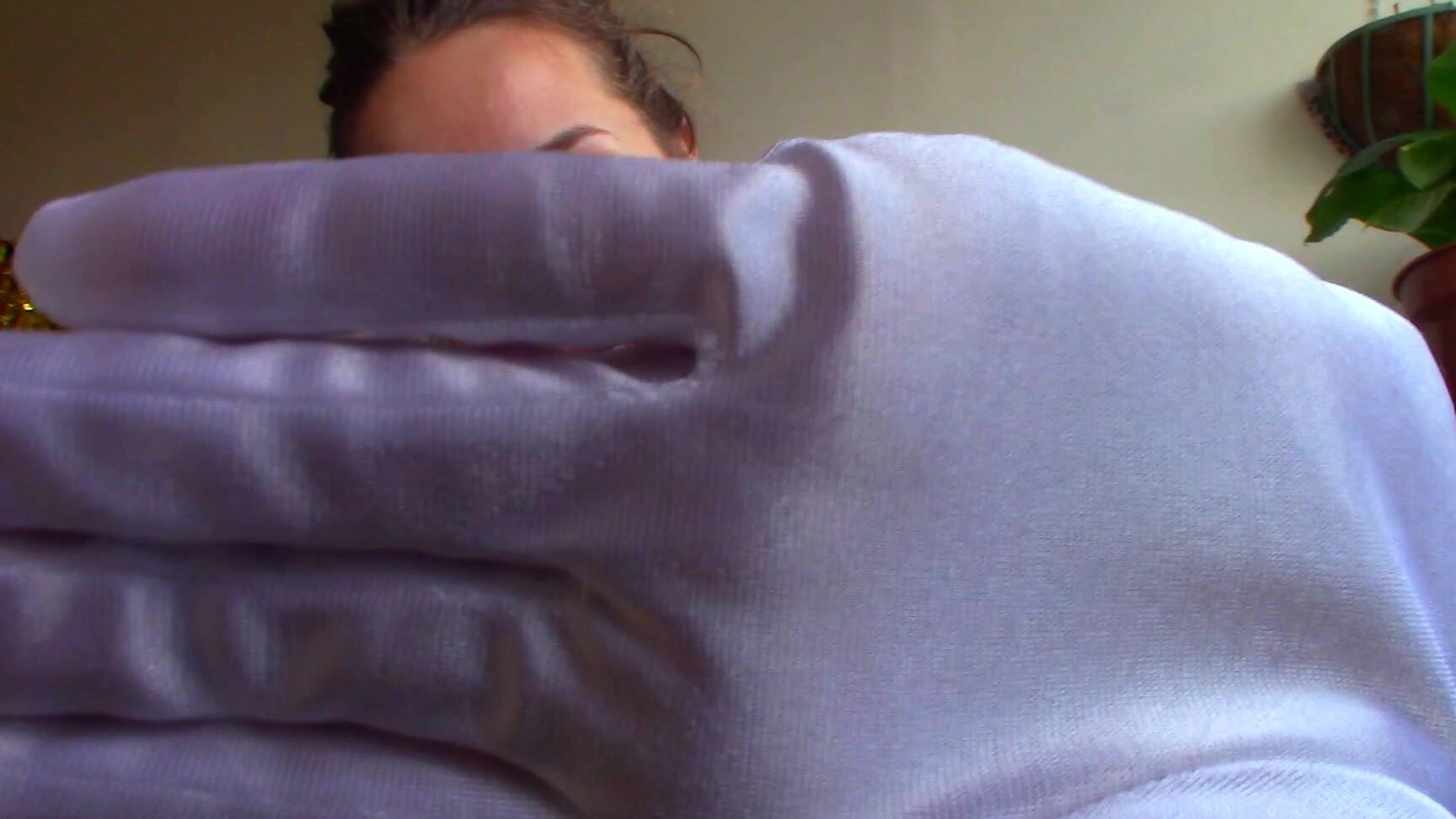 "Goddess Vanessa" glove fetish, hand over mouth, silk & satin, squash / smother, gloves SATIN Glove Worship Me JOI manyvids