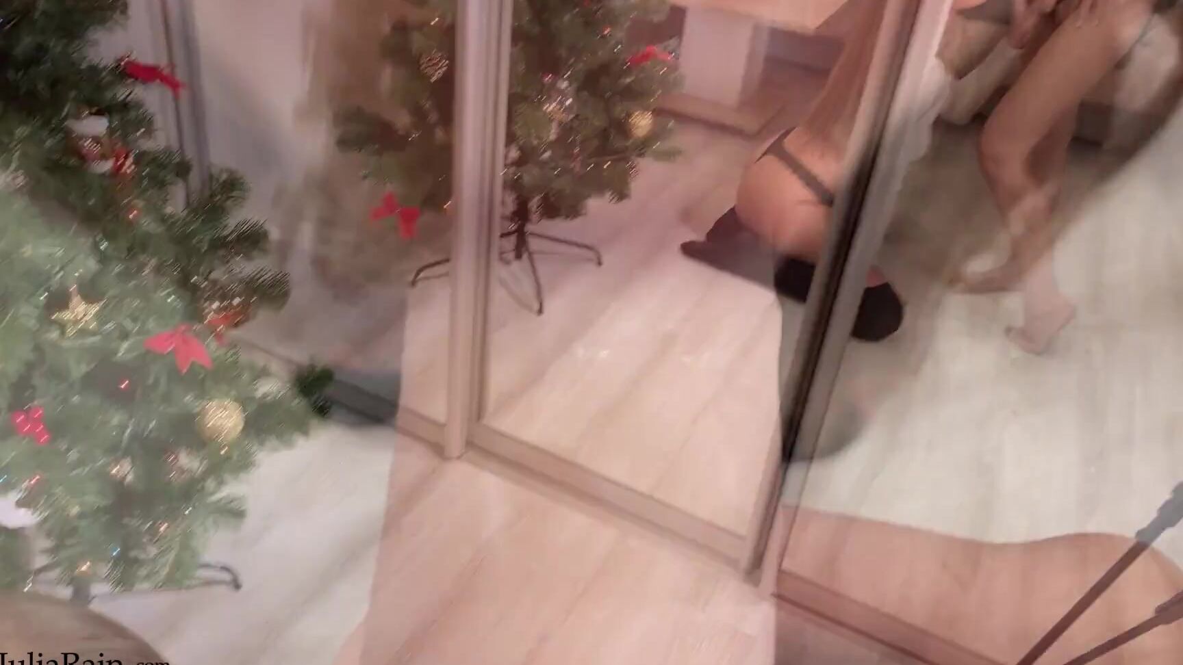 Julia Rain Busty Brunette Sucks Girlfriend's Strapon Before Passionate Fucking To Orgasm - Merry Christmas Pornhub