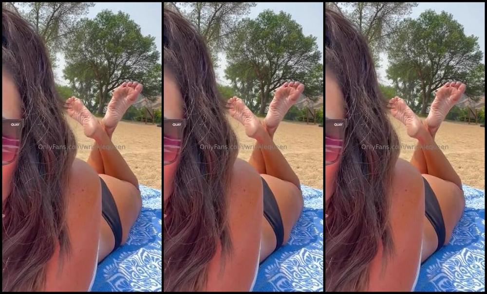 Emily Anderson Aka Wrinklequeen 07 30 2024 Onlyfans Video The Pose In The Sand