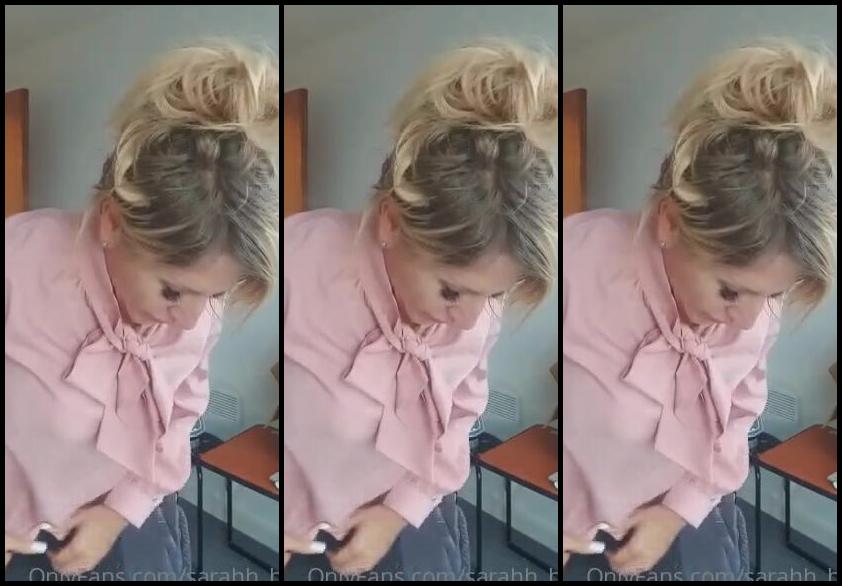 Sarahh B Nicknamed Sarahh B Onlyfans Watch Me Getting Ready For Work This Morning Xxx