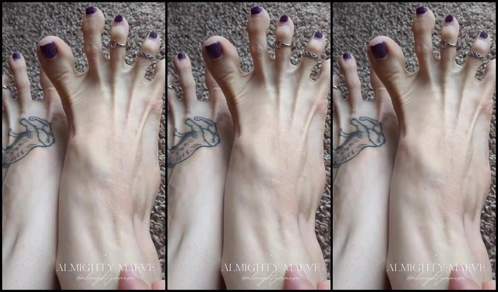 Almighty Maeve Nicknamed Almightymaeve 12 03 2023 Onlyfans Video Wiggle Wiggle Boys Enjoy The Tops Tendons Toes Veins Mo