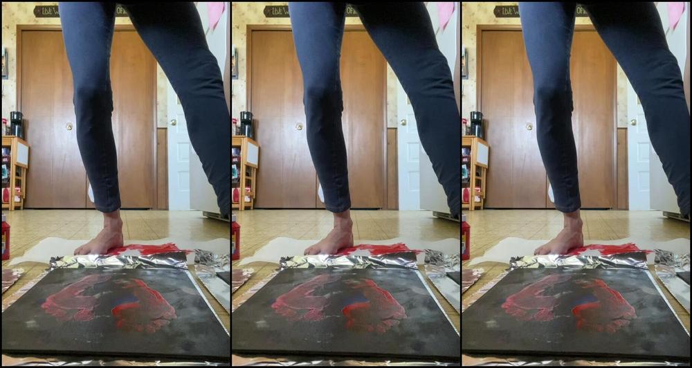 Queenmothersoles Foot Print Painting Bbs R