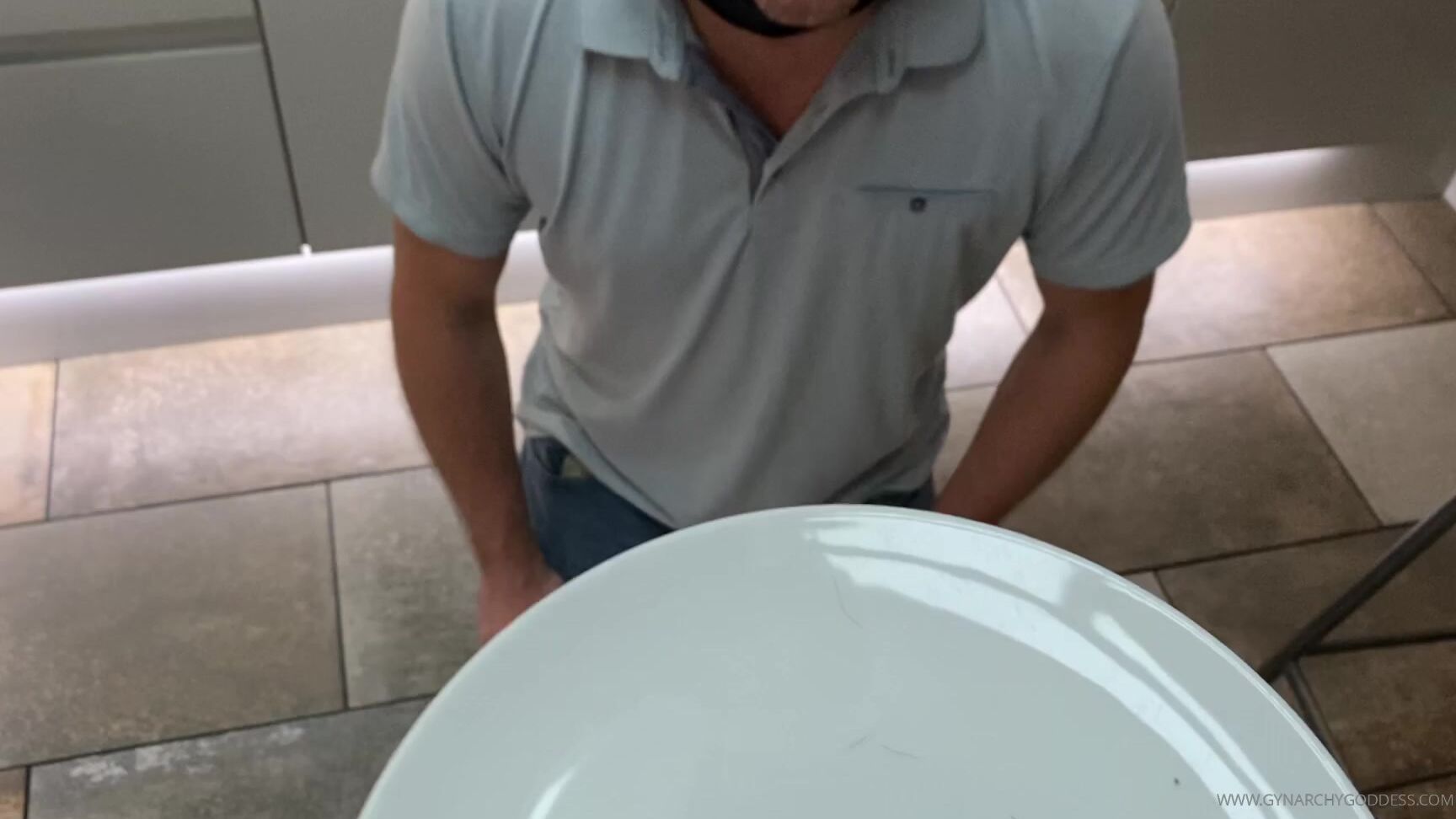 Goddess Gynarchy Aking Knickers Eat His Pubic Hair Lunch