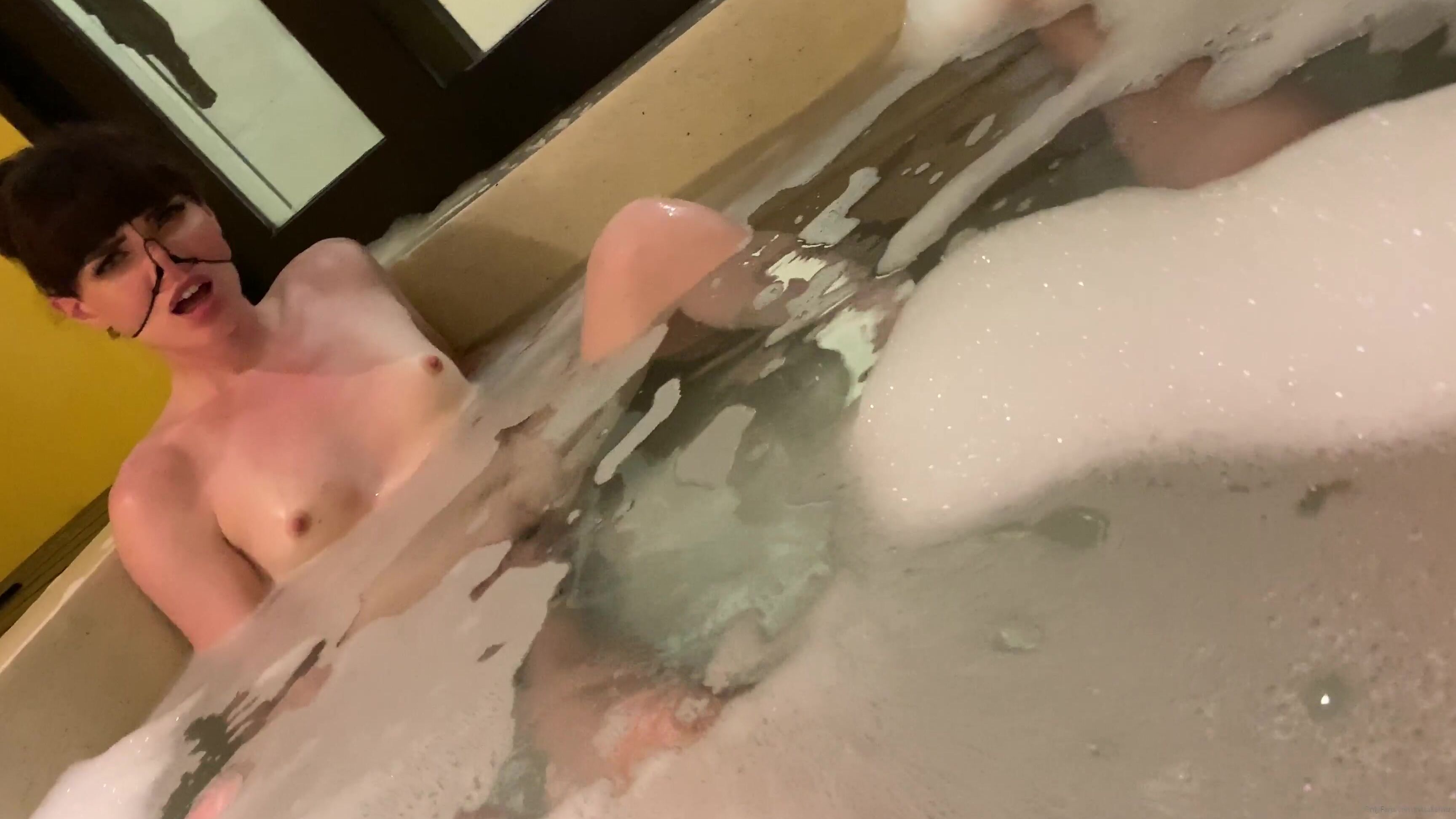 Nataliemars Cute Silly Foot Play In The Bath From The Pov Of Damazonia