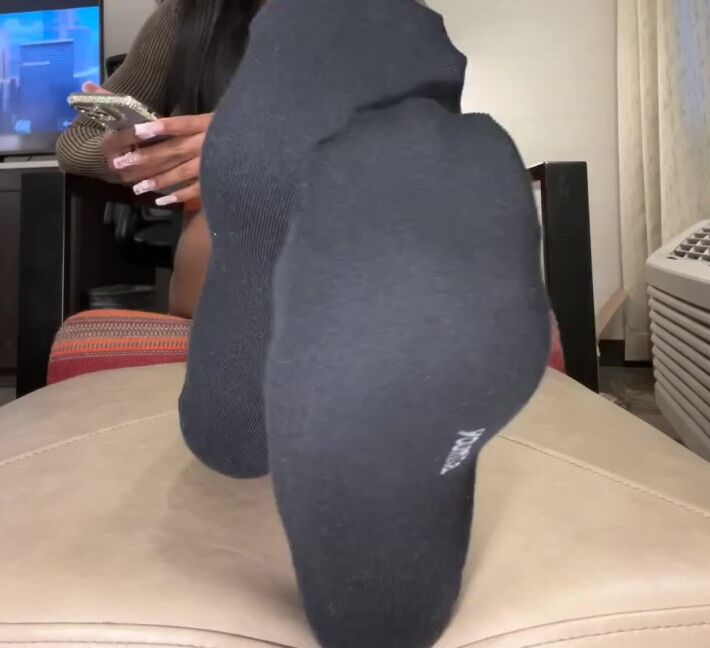 Solequeenri Onlyfans Rubbing My Feet Together In My Fav Ankle Socksp