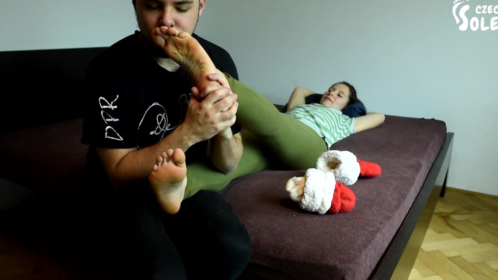 Czech Soles Christmas Foot Fetish Wish (Foot Worship, Long Toes, Sexy Feet,Czech Soles) Czech Soles