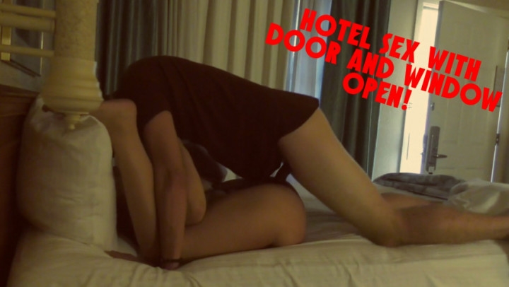 Amateur,Creampie,Exhibitionism,Missionary,Public Nudity mya ryker hotel sex with door and window open ManyVids
