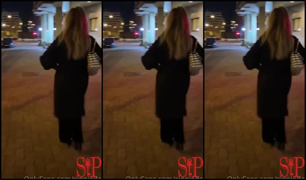 Mistress Sinpiedad Nicknamed Sinpiedad Onlyfans Outside With A Slave In Madrid