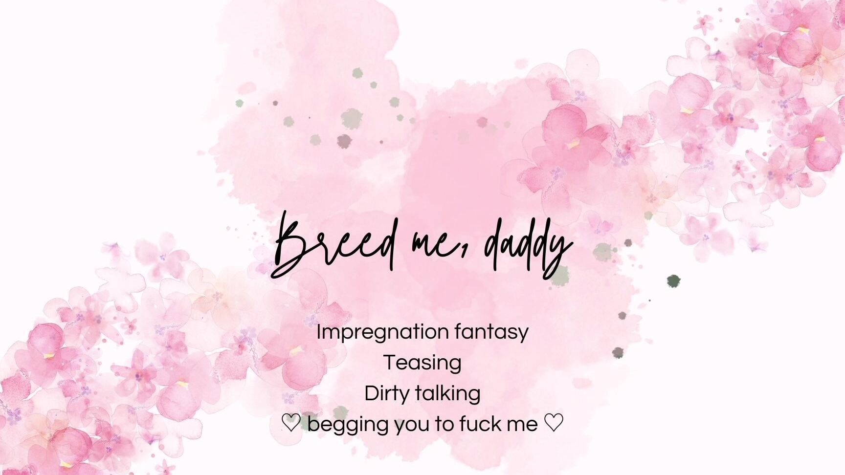 "Blondesugar93" breeding, daddysgirl, dirtytalking, impregnationfantasy Breed me daddy audio only manyvids