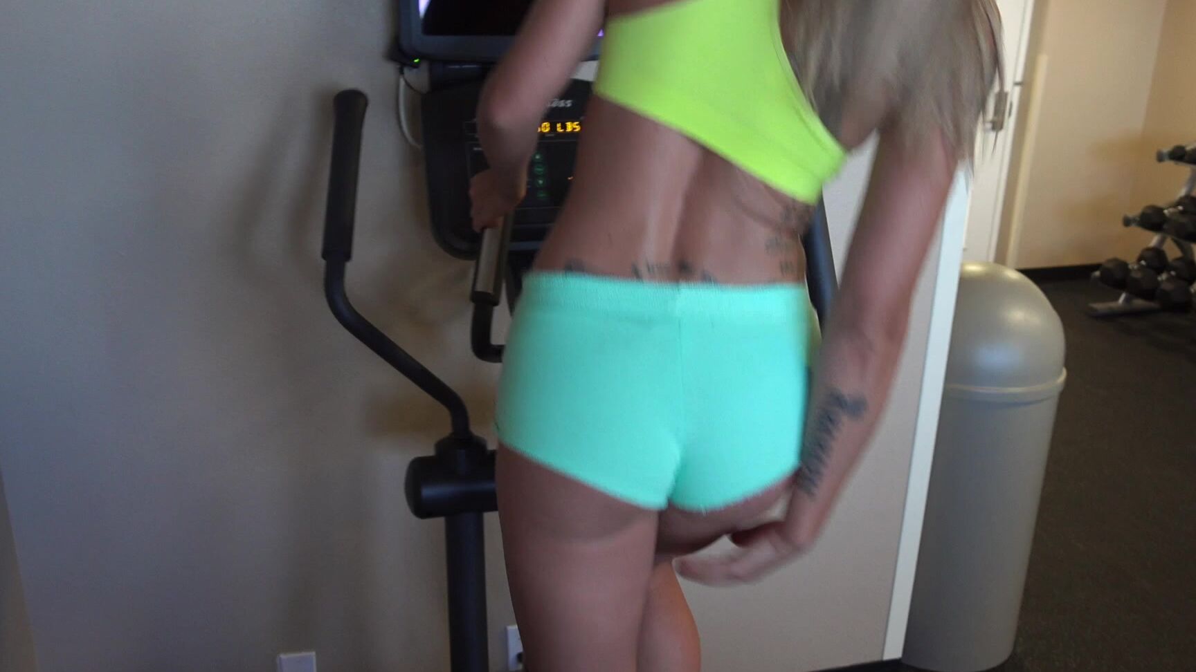 Blonde, Public Blowjob, Public Nudity, Workout/Gym pov trainer seduction gym bj ManyVids