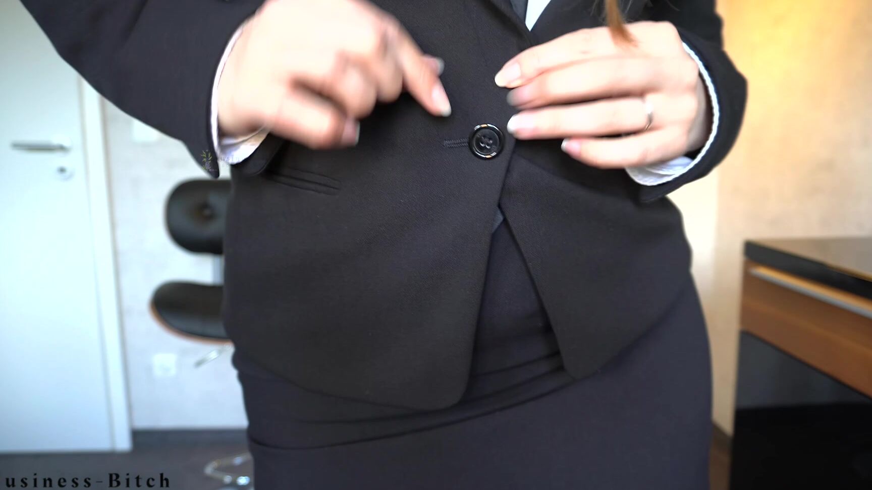 Secretary,Stocking,High Heels,Striptease,Dirty Talking business bitch sexy secretary undressing business suit ManyVids