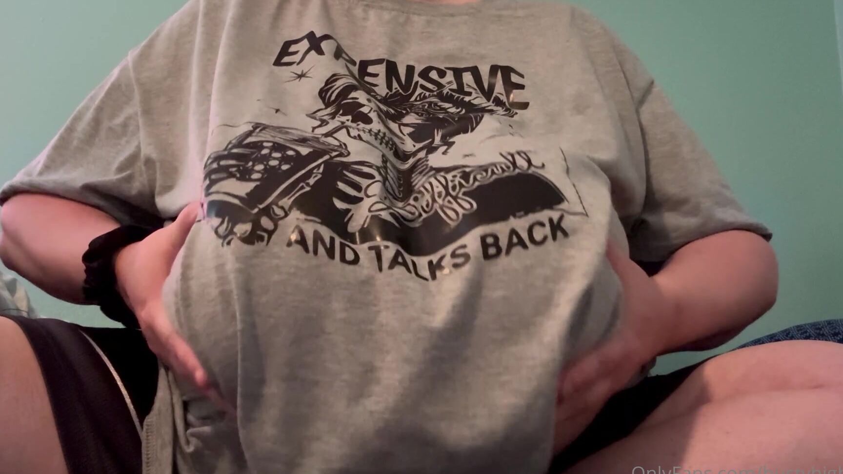 Bustybigbooty 3496033470 09 24 2024 My Huge Boobies Are So Much Fun To Play With Even In A Baggy T Shirt