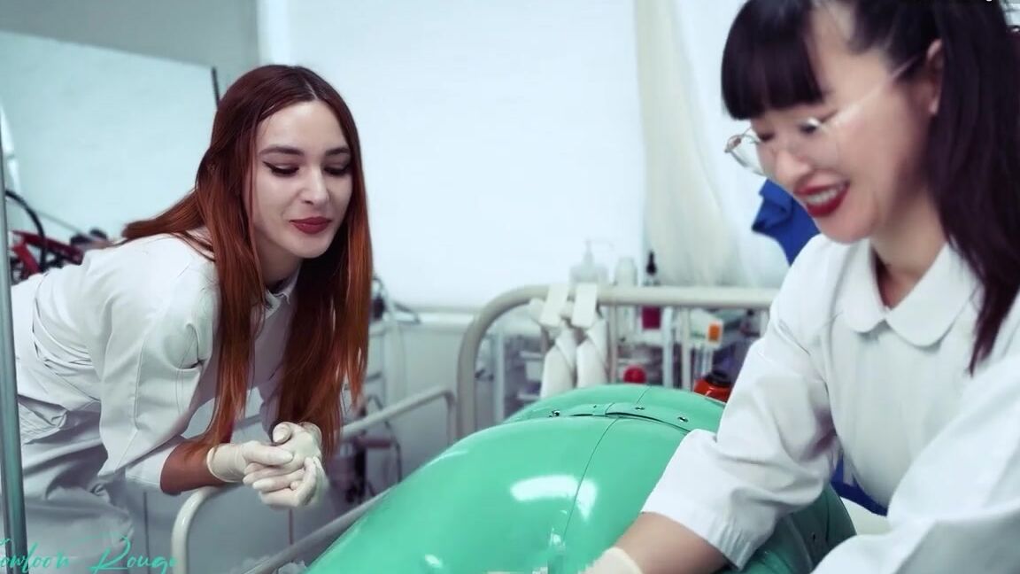 hinako house of bondage double latex nurse domination medical milking with elis euryale_fq Clips4Sale