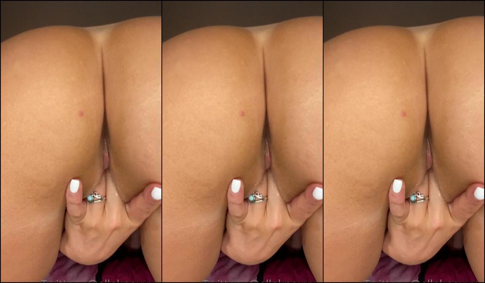 Elleknox Min Watch My Tight Pink Ass Hole Wink For You As I Fill My Tight Little Pussy I Love Th